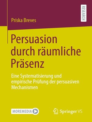 cover image of Persuasion durch räumliche Präsenz